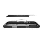 Spigen Optik Armor iPhone 16 Pro 6.3" MAG Magsafe black ACS08149 - imagine 8