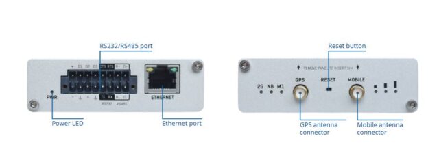 Teltonika TRB255 | Industrial LTE Cat M1 Gateway | LTE Cat M1 / NB-IoT/ EGPRS, LPWAN Modem - imagine 4