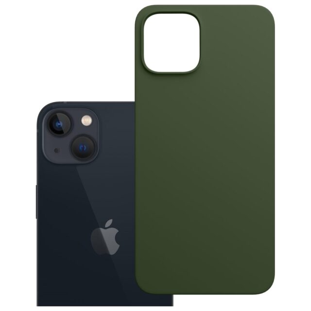3MK Hardy MagSilicone Case for Apple iPhone 15 Plus Dark Green - imagine 7