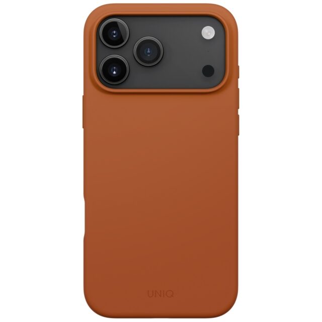 UNIQ Lino Case for iPhone 17 Pro Max Magclick Charging Orange - imagine 2