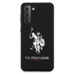 US Polo USHCS21MSLHRBK S21+ G996 black Silicone Logo - imagine 3