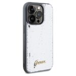 Guess GUHCP14LPSFDGSS iPhone 14 Pro 6.1" silver hardcase Sequin Script Metal - imagine 4