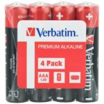 Verbatim Alkaline Battery AAA LR03 4pcs 49500 - imagine 5