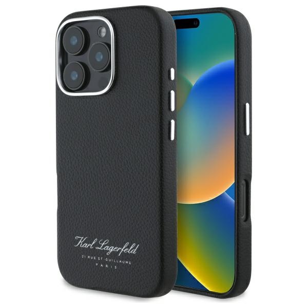 cps-ea8775fadcdee12457f1644e40db39e3-2025-12-06-18-23-32 Karl Lagerfeld KLHCP16LPGWCMKHK iPhone 16 Pro 6,3" hardcase black hotel RSG - imagine 1