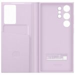 Samsung EF-ZS918CV S23 Ultra S918 lavender Smart View Wallet Case - imagine 2