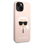 Karl Lagerfeld KLHCP14MSLKHLP iPhone 14 Plus / 15 Plus 6,7" hardcase pink Silicone Karl`s Head - imagine 4