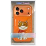Etui Nimmy Glasses Cool Cat do iPhone 17  Pro Max pomarańczowy - imagine 7