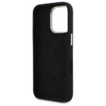 Guess GUHCP16LSMBSLK iPhone 16 Pro 6.3" black hardcase Silicone Script Metal Logo & Frame - imagine 7