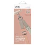 UNIQ Vista Universal phone lanyard 2in1 peach beige - imagine 4
