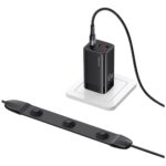 Cable USAMS SJ759 U89 100W Fast Charging with massager black - imagine 6