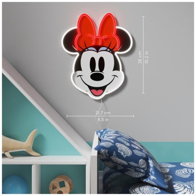 Neon Yellowpop Disney Minnie Printed     Face - imagine 3