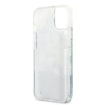 Guess GUHCP13SLFLSN iPhone 13 mini 5,4" green hardcase Flower Liquid Glitter - imagine 7