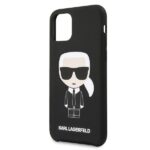 Karl Lagerfeld KLHCN58SLFKBK iPhone 11 Pro hardcase black Silicone Iconic - imagine 3