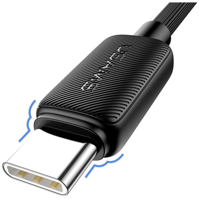 Cable USAMS KY Series US-SJ698 3A USB-C to USB-A 3m black - imagine 5