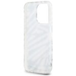 Karl Lagerfeld KLHCP15XHZBPKCCK iPhone 15 Pro Max 6.7" black hardcase IML Zebra Pattern & Cord - imagine 6