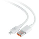 3MK Hyper Cable USB-A - Micro USB1.2m 5V 2,4A White cable - imagine 2