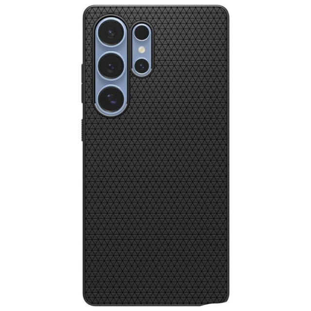 Case Spigen Liquid Air for Samsung Galaxy S25 Ultra matte black - imagine 2