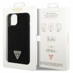 Guess GUHCP14SHDGTPK iPhone 14 / 15 / 136.1" black hardcase Rhinestone Triangle - imagine 8