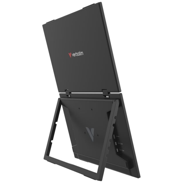 Portable dual monitor Verbatim Essentials 15.6" FHD black 32403 - imagine 3