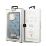 Guess GUHMP13XU4GPRB iPhone 13 Pro Max 6,7" blue hard case 4G Logo Plate MagSafe - imagine 8
