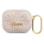 Guess GUAP4GSMP AirPods Pro cover pink 4G Script Metal Collection