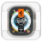 Spigen Glas.TR Apple Watch Ultra 49mm 2-Pack "EZ FIT" AGL05556 tempered glass - imagine 2