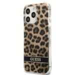 Guess GUHCP13LHSLEOW iPhone 13 Pro / 13 6,1" brown hardcase Leopard - imagine 2