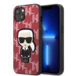 Karl Lagerfeld KLHCP13SPMNIKPI iPhone 13 mini 5,4" hardcase red Monogram Ikonik Patch
