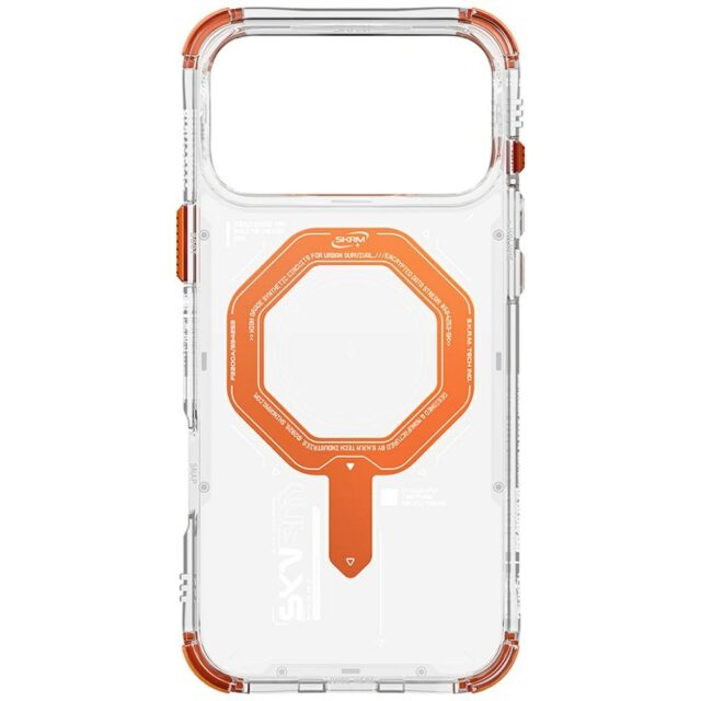 Skinarma Magma Case for iPhone 17 Pro Max Magnetic Charging Orange - imagine 4
