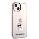 Karl Lagerfeld KLHCP14SHNCHTCP iPhone 14/ 15 / 13 6,1" pink hardcase Ikonik Choupette - imagine 4