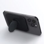 UNIQ Flixa Magnetic Card Wallet with Stand Jet Black MagSafe - imagine 4