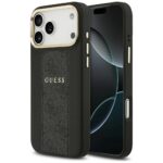 Case Guess 4G Stripe MagSafe for iPhone 17 Pro Max black