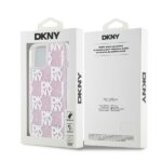 DKNY DKHCP15SLCPEPP iPhone 15 / 14 / 13 6.1" pink hardcase Liquid Glitter Multilogo - imagine 8