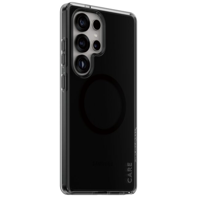 CARE by PanzerGlass Flagship Urban Combat Black QI Case for Samsung Galaxy S25 Ultra Smoke - imagine 2