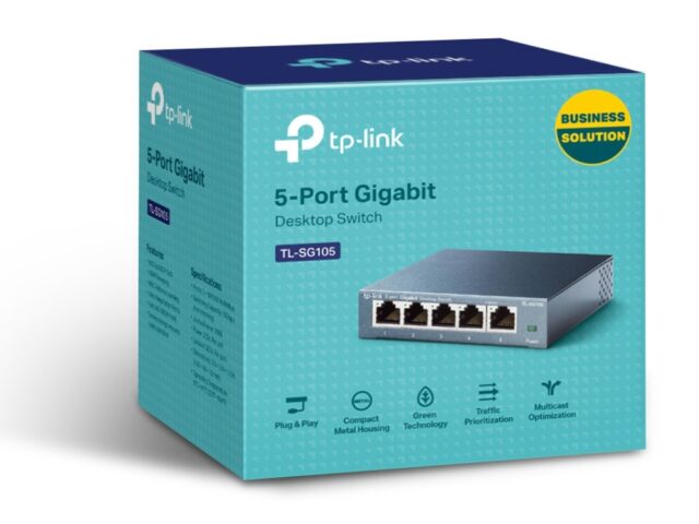 TP-Link TL-SG105 | Switch | 5x RJ45 1000Mb/s, Desktop, Unmanaged - imagine 3