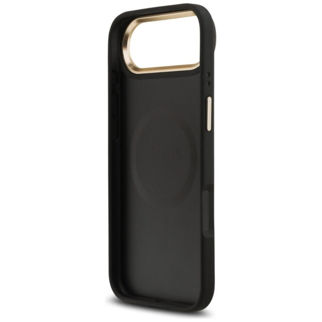 Case Guess Peony Hot Stamp MagSafe for iPhone Air black - imagine 7