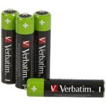 Verbatim Battery NiMH AAA 950mAh Premium HR03 4pcs black 49514 - imagine 2