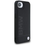Case BMW Leather Hot Stamp do iPhone 16e black - imagine 4
