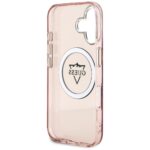 Case Guess IML Metal Mountain Logo MagSafe for iPhone 16 pink - imagine 7