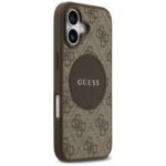 Case Guess 4G Circle Classic Logo        MagSafe for iPhone 17  brown - imagine 4