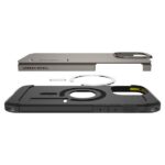 Spigen Tough Armor MAG iPhone 16 Pro Max 6.9" MagSafe gunmetal ACS08012 - imagine 7