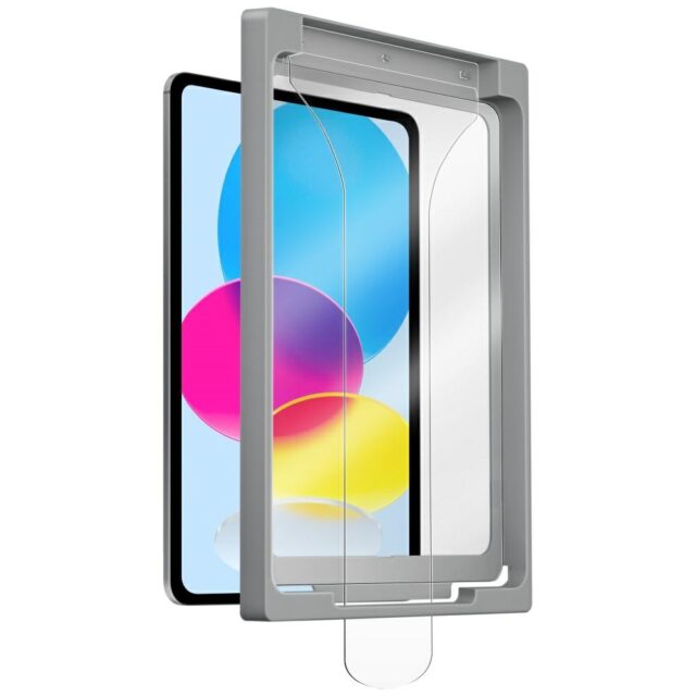 Tempered Glass UNIQ Optix Clear Exofit with Applicator for iPad 11" A16 (2025) / iPad 10.9" 10 gen. - imagine 5