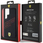 Ferrari FEHCS24LPINK S24 Ultra S928 black hardcase Big SF Perforated - imagine 8