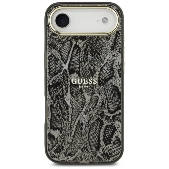 Guess Python Pattern MagSafe Case for iPhone Air Black - imagine 3