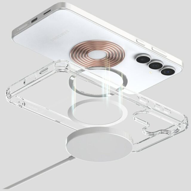 Araree Duple M MagSafe case Sam S25 FE transparent/clear AR20-02443A - imagine 3