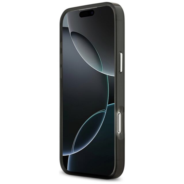 Karl Lagerfeld IML Aquarelle Karl & Choupette & Logo MagSafe Case for iPhone 17 Pro Max Black - imagine 5