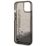 Karl Lagerfeld KLHCP14SLCKVK iPhone 14/ 15 / 13 6,1" black hardcase Liquid Glitter Elong - imagine 7