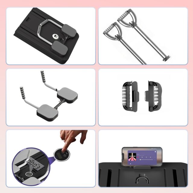 Extralink | Pilates board | reformer for abdominal exercises, push-ups - imagine 3