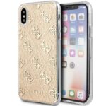Guess GUHCPXPCU4GLGO iPhone X/Xs gold hard case 4G Glitter