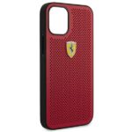 Ferrari FESPEHCP12SRE iPhone 12 mini  5,4" red hardcase On Track Perforated - imagine 7